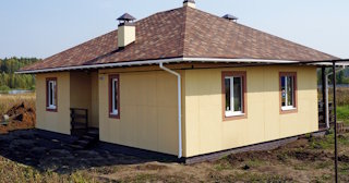 Одноэтажный дом из панелей под ключ в Петрозаводске - Строй-Птр от 135915 рублей
